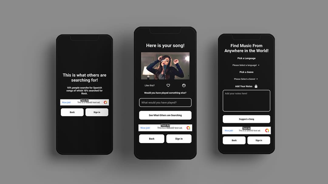 An image of the Find Music - App project.
